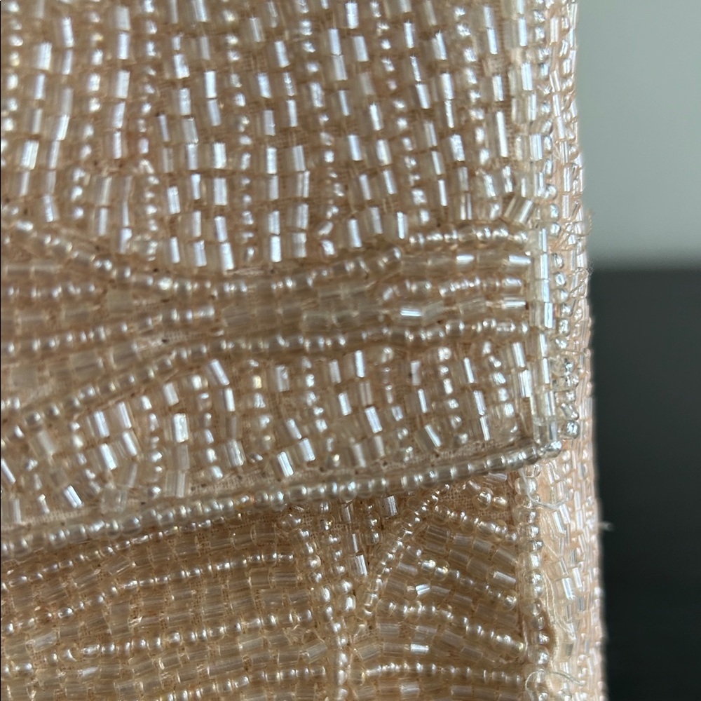 Anthropologie Cream Beaded Shoulder Bag - Picture 11 of 11